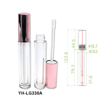 wholesale eyeliner mascara empty round lipstick container clear 5ml 10ml 15ml cosmetic lip gloss tube