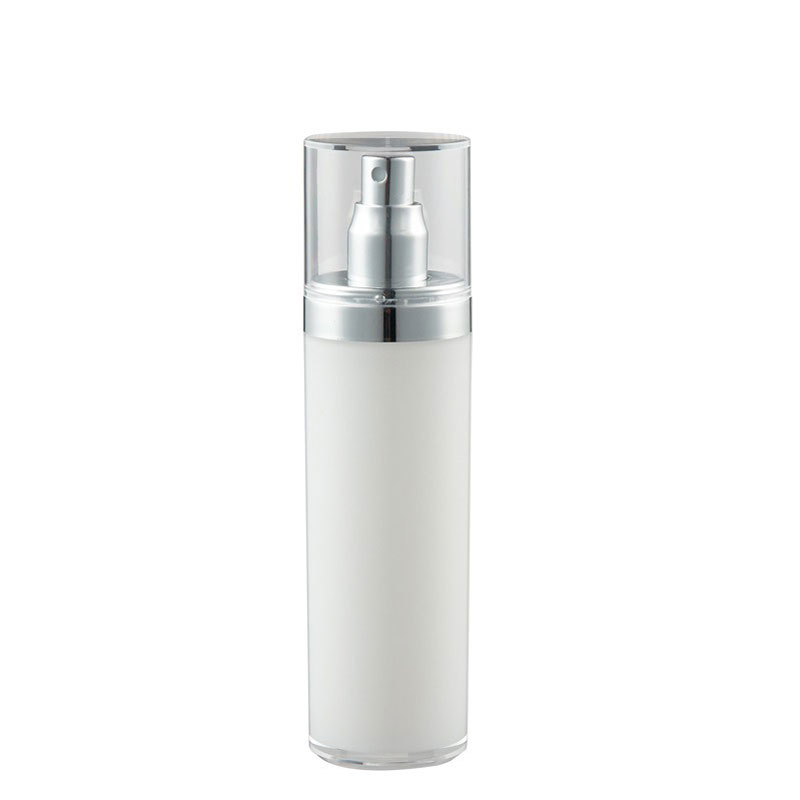 round shape empty acrylic empty 15ml 30ml 50ml cream cosmetic airless pump jar