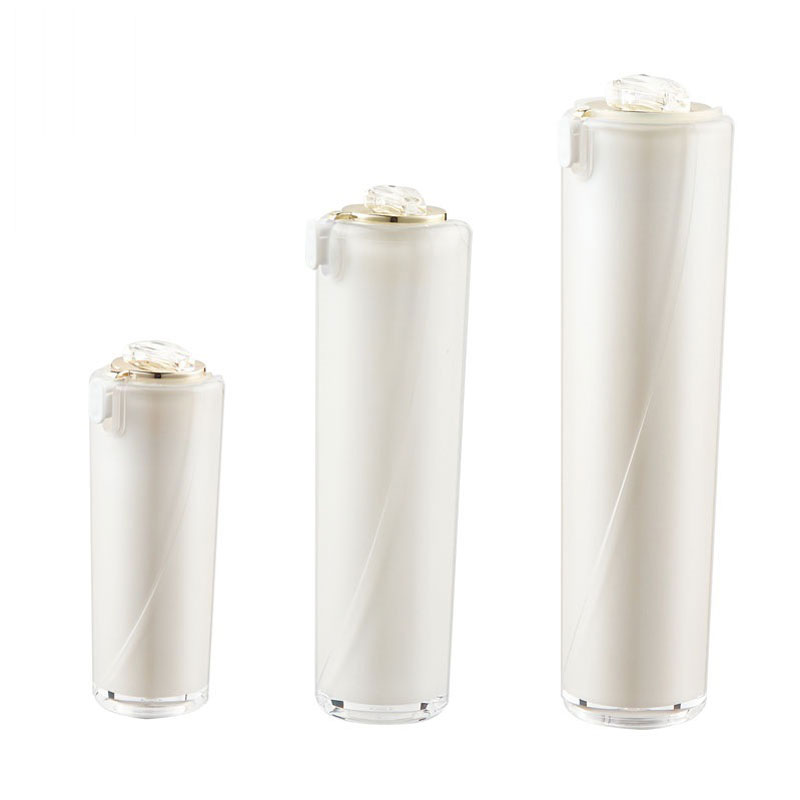 White Bottle 30/50/100ml, 15/30/50g Lotion Bottle,Cream Jar, Acrylic Bottle Set for Cosmetic Packaging