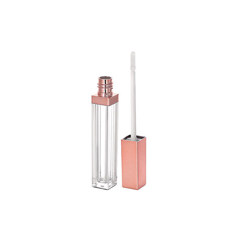 elegant costomized 5ml 6ml empty metallizing cosmetic packaging lip gloss tube
