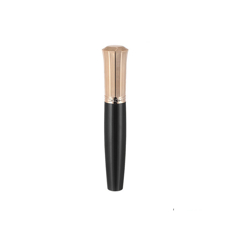 high quality cute empty black gold mascara tube 11ml crown lip gloss contain royal crown round lipgloss tubes