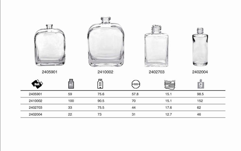Perfume Glass Bottle  Custom Logo Empty 10ml 20ml 30ml 50ml 100ml Perfume Spray Glass Bottle