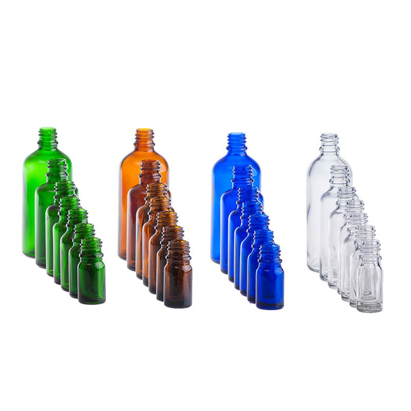 Hot sale cobalt blue 25ml 30ml 50ml 100ml dropper bottle with dropper cap for skincare essential oil