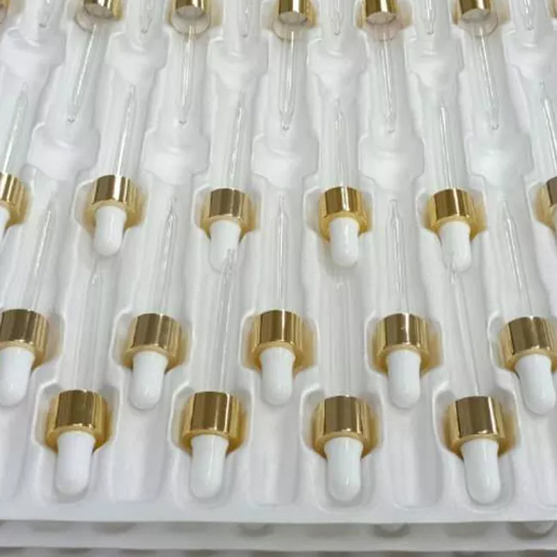 18/415 Plastic Tamper Evident Dropper with Glass Tube for 100ml Dispensing Dropper Bottles