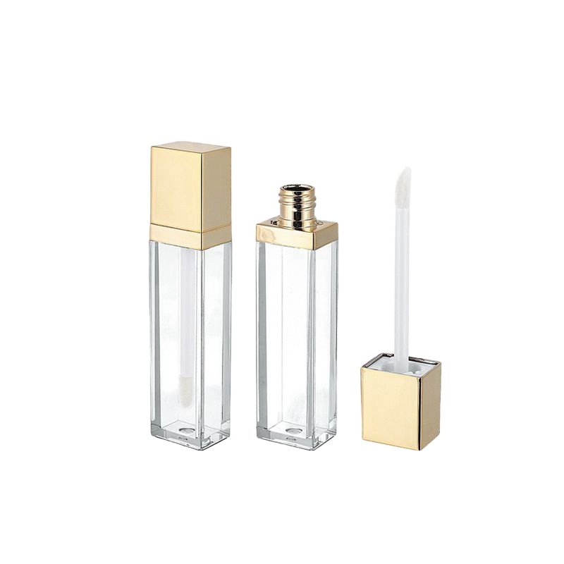 Hot sale luxury concealer tube concealer foundation packaging private label gold top square lip gloss tube