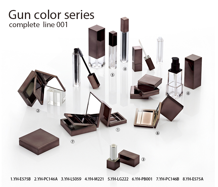 Plastic square magnetic luxury makeup packaging
