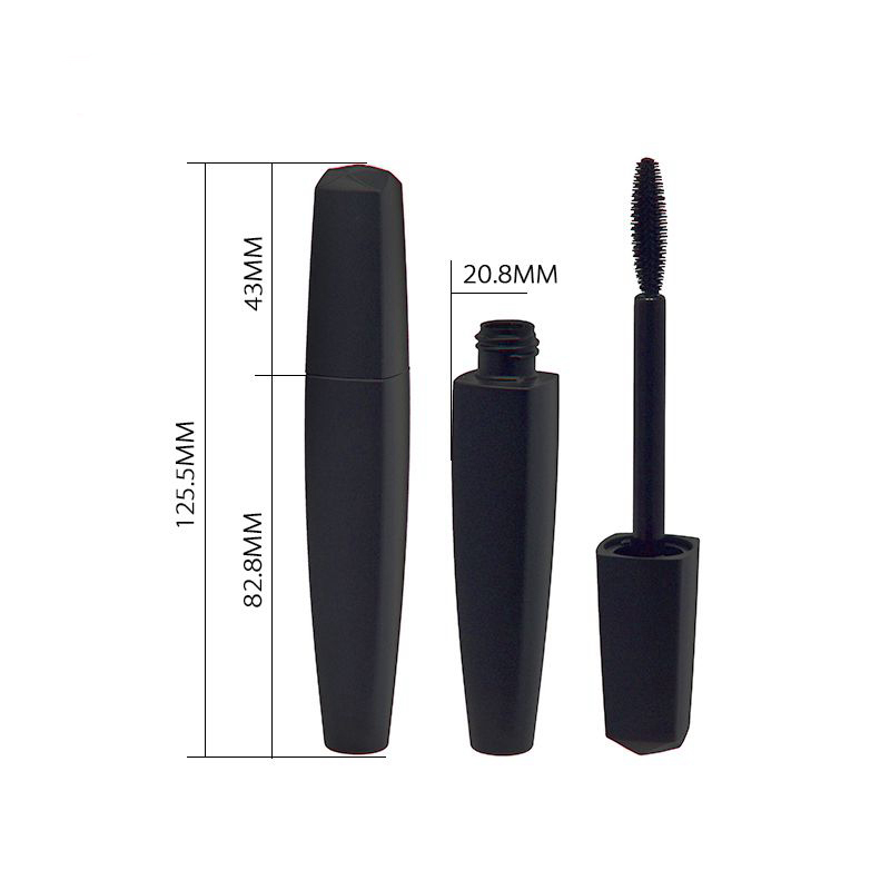2021 Hot sale factory wholesale customize cosmetic packaging black luxury eyelash tube