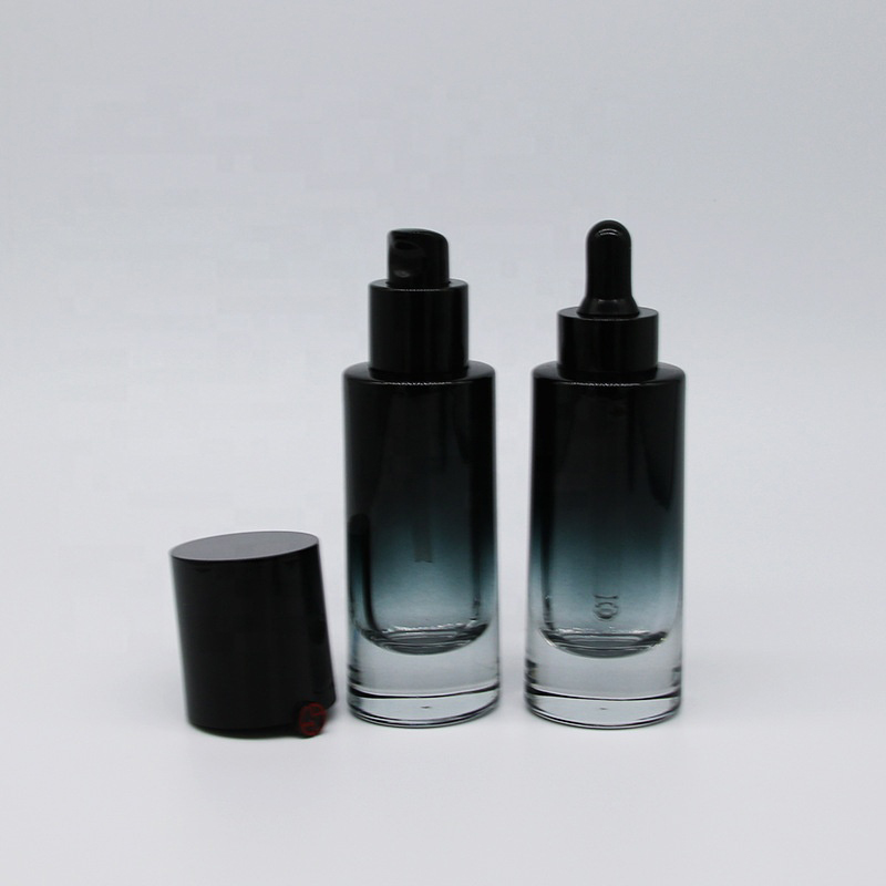 Luxury Cosmetic skincare packaging glass bottle set Armani same style skincare packaging container supplier